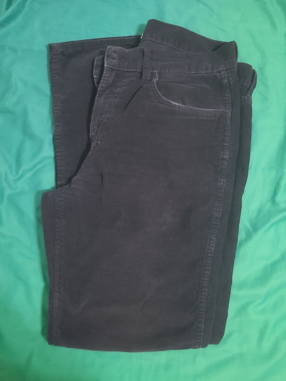 St. John's Bay Men's Navy Corduroy Pants - Classic Style
